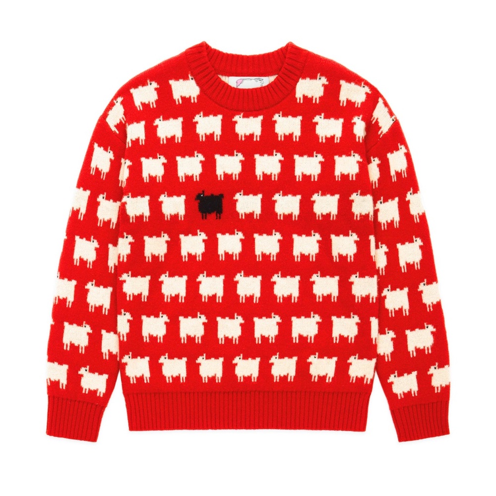 Rowing Blazers WOMEN'S FITTED "DIANA EDITION" RWS-CERTIFIED WOOL SHEEP SWEATER